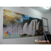 墙壁油画-幼儿园墙体彩绘-电视背景墙-中堂画-玻璃画