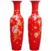 中国瓷都，中国红陶瓷花瓶，喜庆陶瓷装饰品