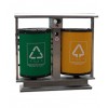 钢制分类垃圾桶 不锈钢分类垃圾桶 不锈钢喷塑垃圾桶