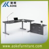 SJ03E-A办公桌三柱升降桌遥控升降器桌