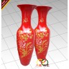 中国红大牡丹大花瓶