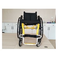 好思达致臻超轻定制款运动轮椅黄色座宽36
