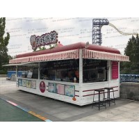 游乐园防腐实木冰淇淋车