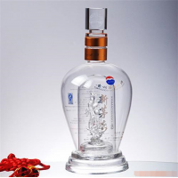 白酒酒瓶生产厂家定做高硼硅玻璃工艺酒瓶