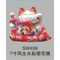 SW457SW459 7寸 风生水起樱花猫