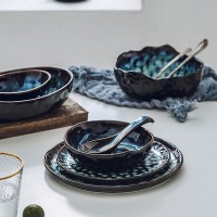 创意日式餐具陶瓷碗碟盘套装